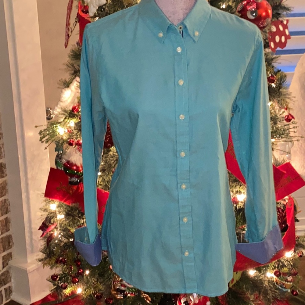 Banana Republic Womens Long Sleeve Oxford Shirt